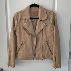 Blank NYC Nude Leather Jacket